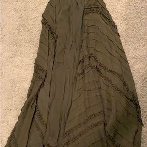 Free People Bohemian Maxi Skirt